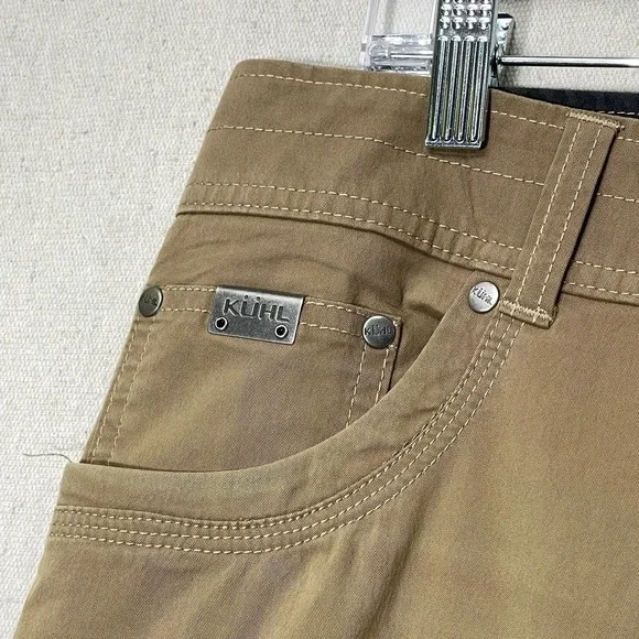 Kuhl Konfidant Air Pants Mens 34x30 Khaki Hiking Tactical Outdoor - Picture 6 of 16
